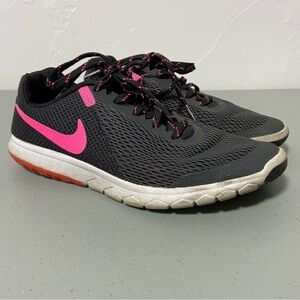 Nike Flex Experience RN 5 Running Athletic Shoes Sneakers Black Pink Women 6.5